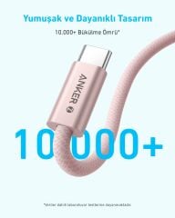 Anker Zolo USB-C to USB-C Kablo 1m. 240W-A8060
