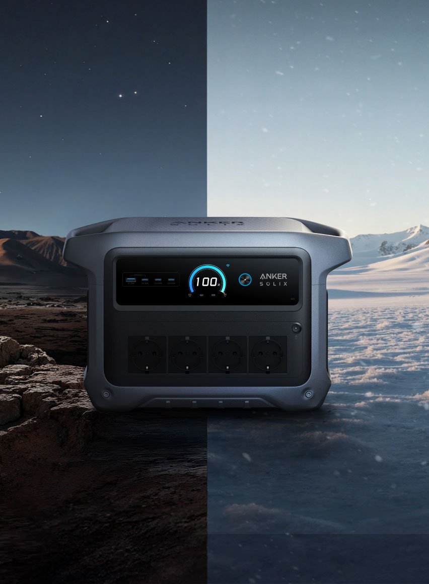 Sanal İletişim E-Mağaza | Anker Solix PS100 Çift Yönlü Solar Panel